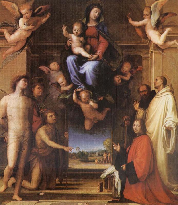 Fra Bartolommeo altar piece of Carondelet France oil painting art